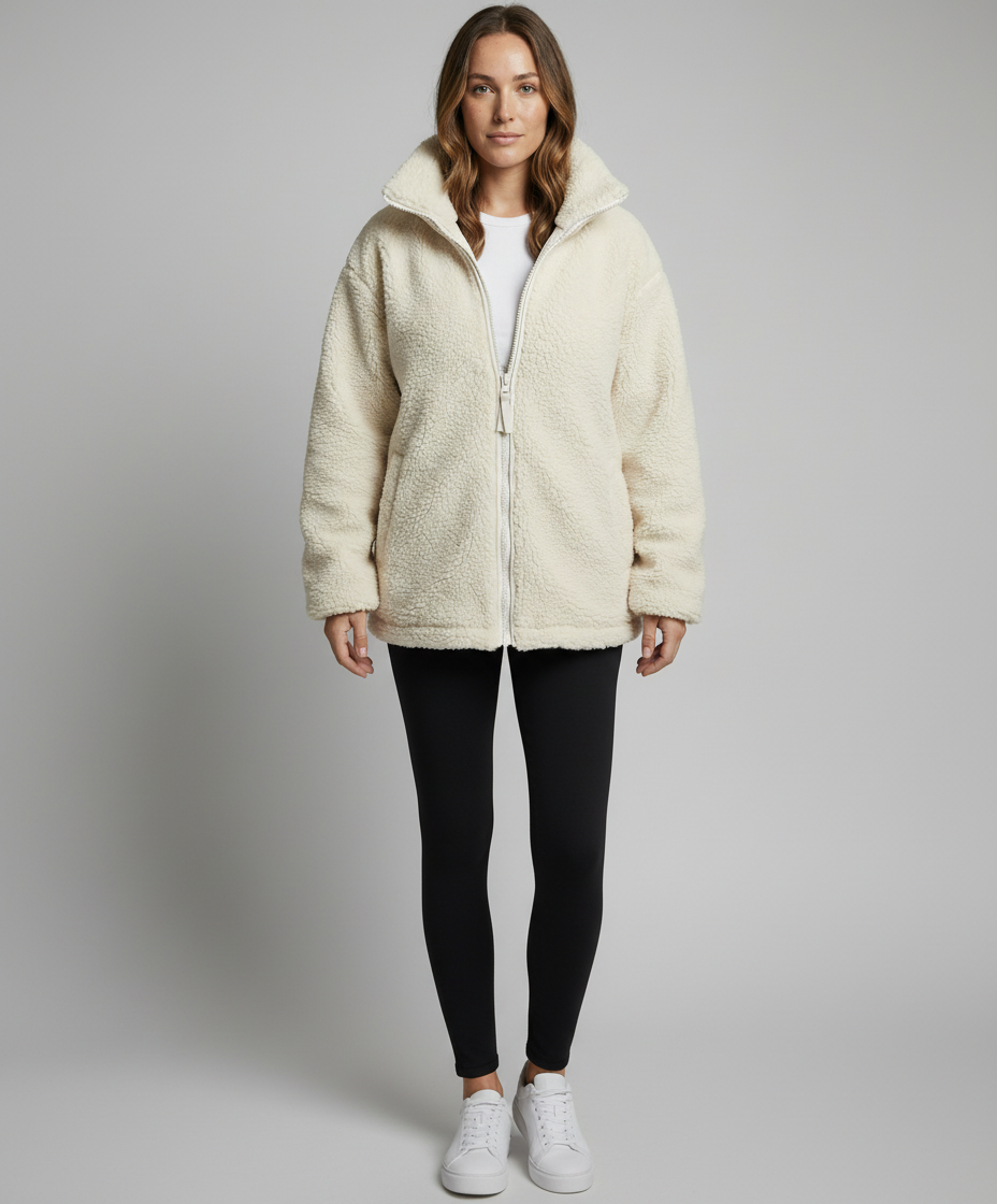 Herren Oversized Fleecejacke Warm | R&B