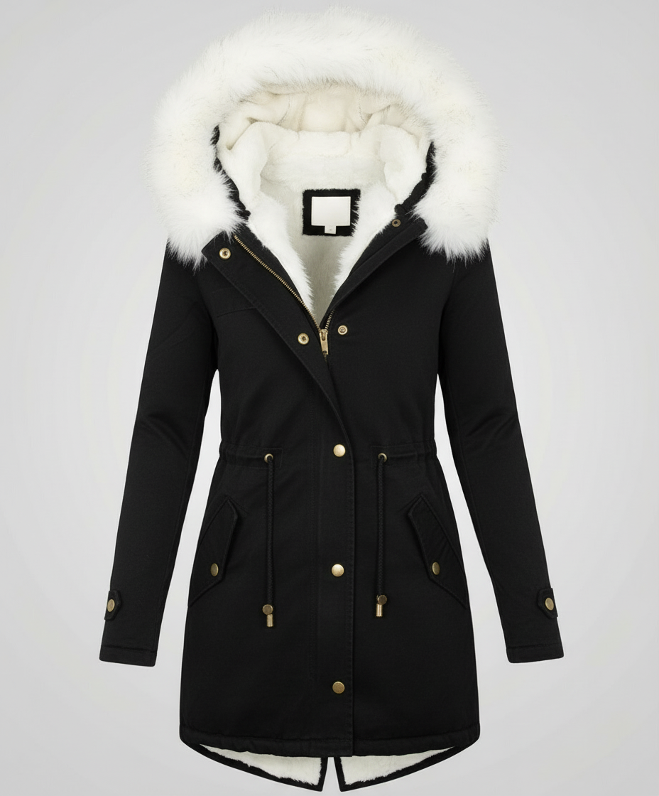 Warme Damen Winterjacke Mittellang | R&B