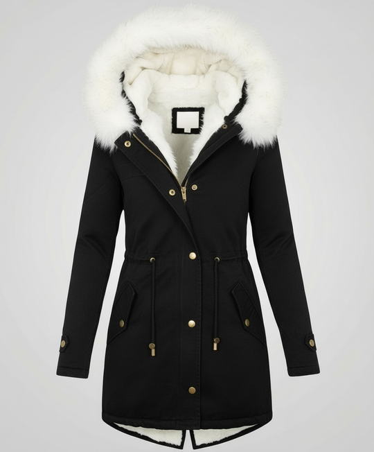 Warme Damen Winterjacke Mittellang | R&B