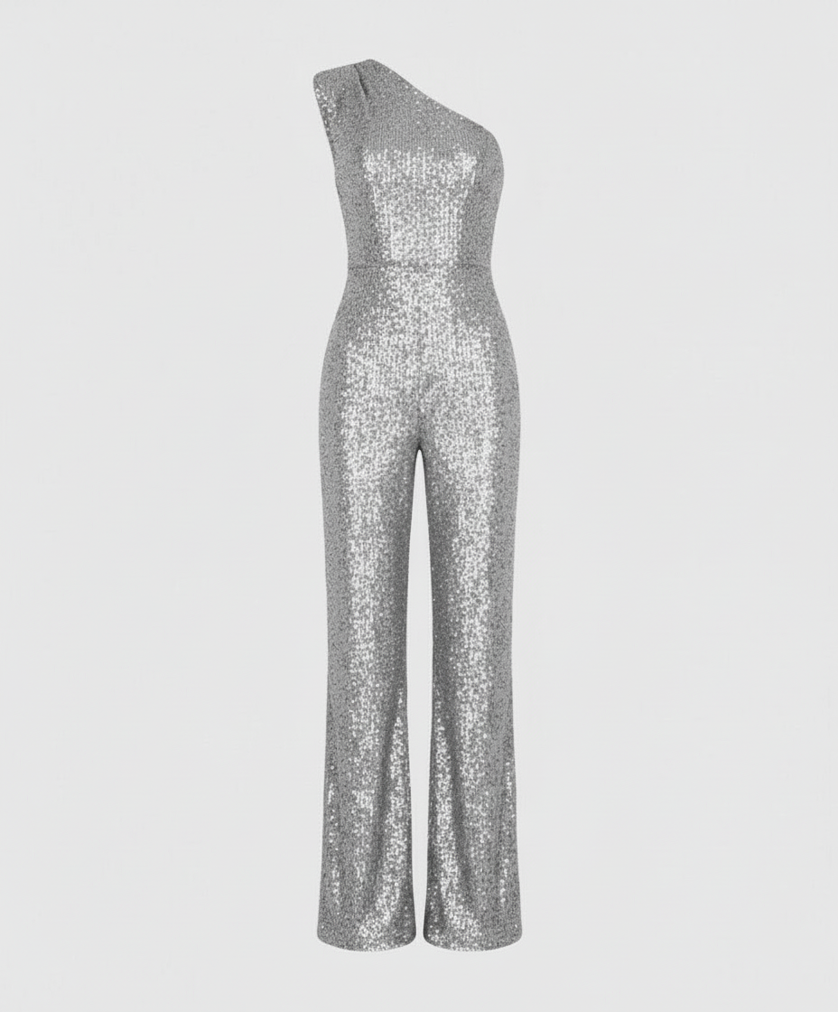 Moderner Pailletten Jumpsuit Damen | R&B