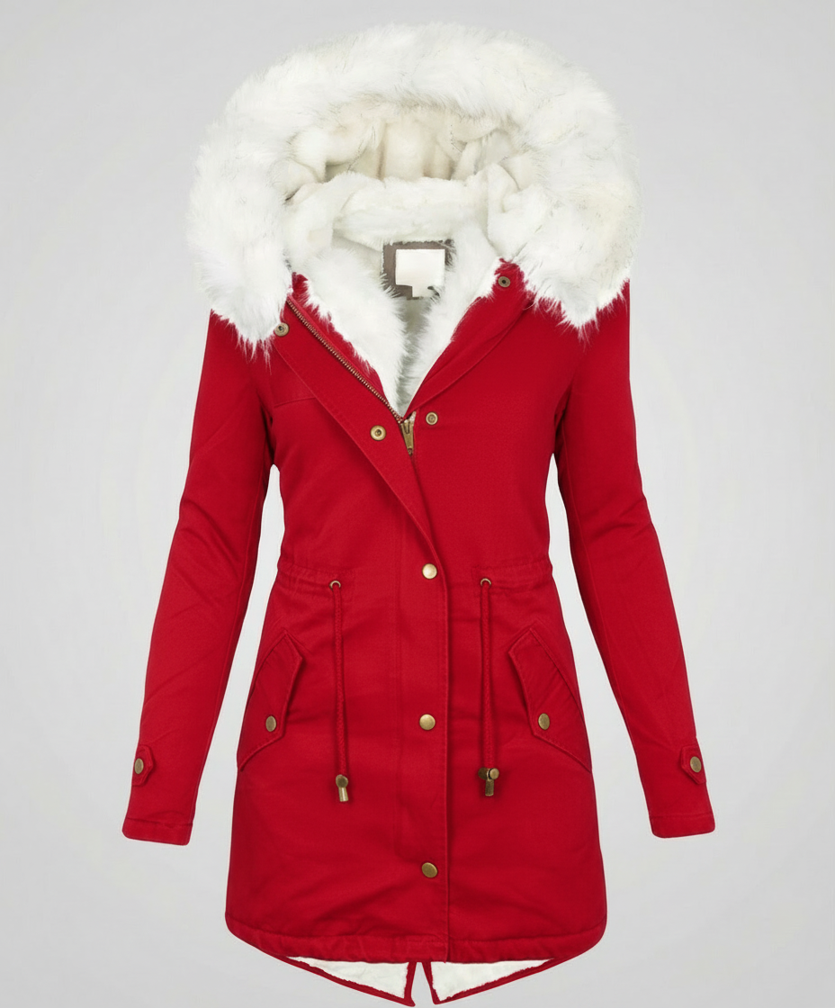 Warme Damen Winterjacke Mittellang | R&B