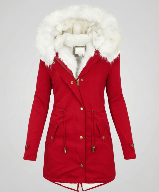 Warme Damen Winterjacke Mittellang | R&B
