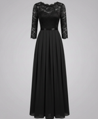 Elegantes Spitzen Brautjungfernkleid | R&B