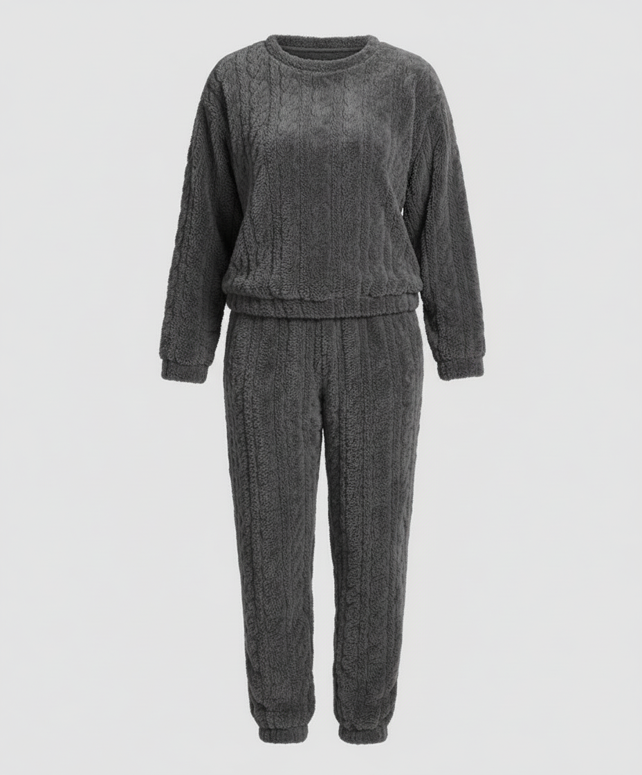 Kuscheliges Damen Fleece-Pyjama-Set | R&B