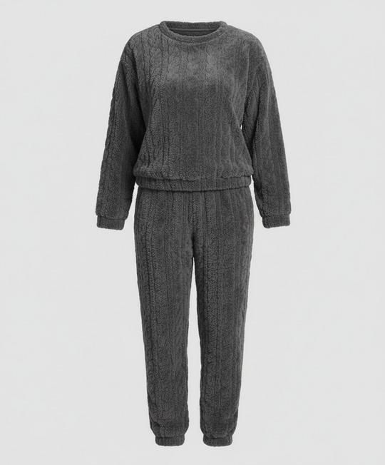 Kuscheliges Damen Fleece-Pyjama-Set | R&B