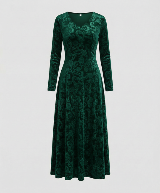Figurschmeichelndes Ausgestelltes Kleid | R&B