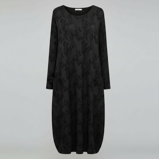 Luxuriöses Winterkleid Druck Elegant Komfort | R&B