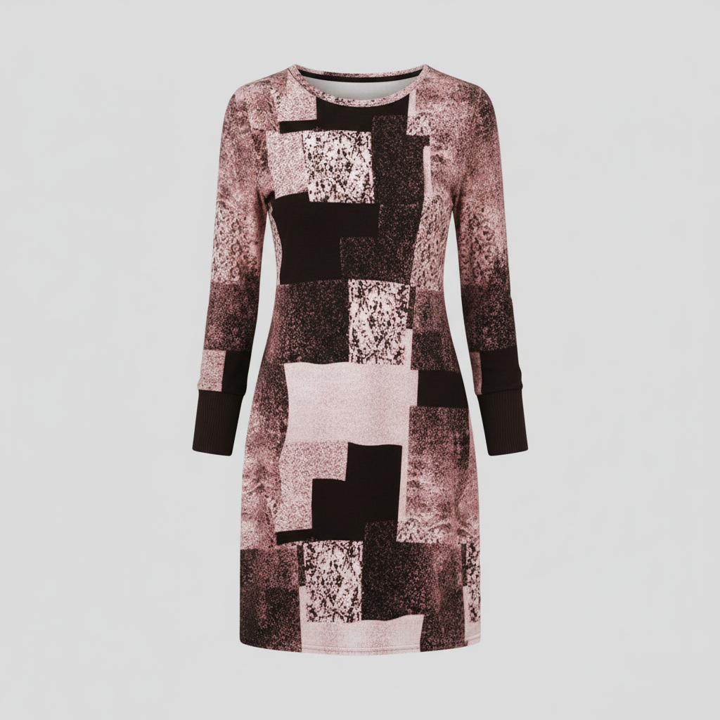 Damen Strickkleid Geometrisch | R&B