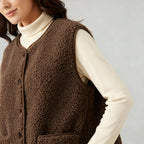 Winter Warme Elegante Fleece Weste Damen | R&B