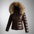 Damen Steppjacke Kunstfellkragen | R&B