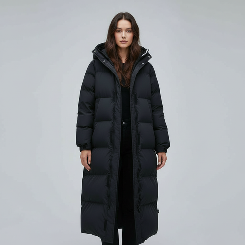 Winddichte Lange Winterjacke Damen | R&B