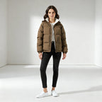 Warm Fleecegefüttert Leicht Pufferjacke Damen | R&B