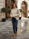 Eleganter Weicher Damen Rollkragenpullover