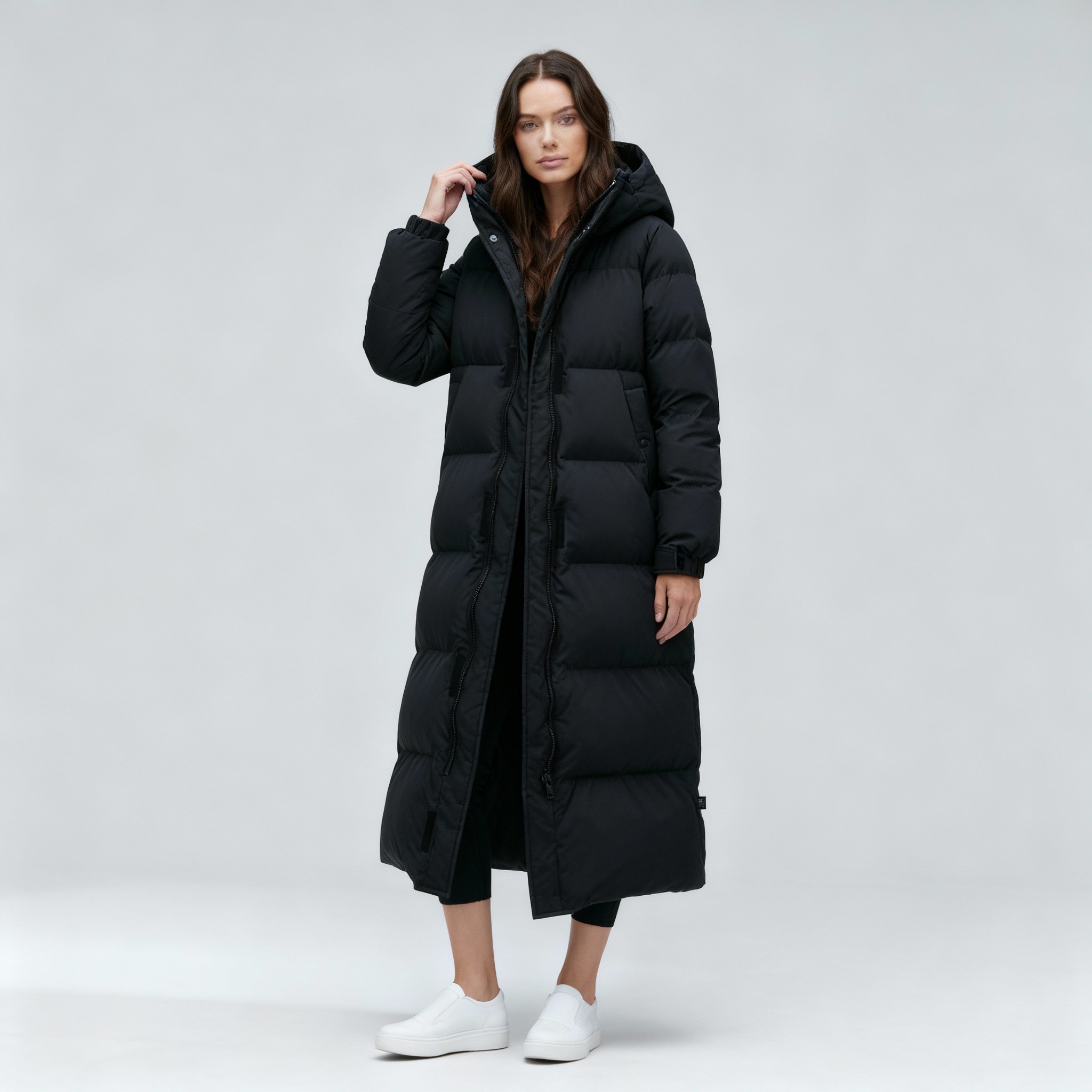 Winddichte Lange Winterjacke Damen | R&B