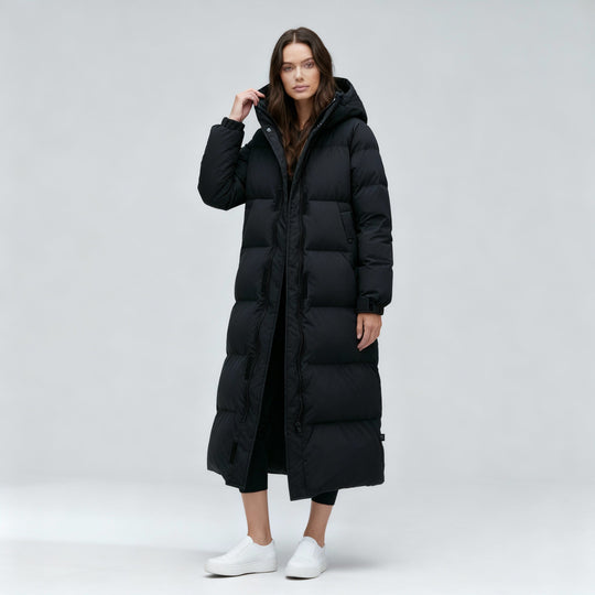 Winddichte Lange Winterjacke Damen | R&B