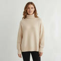 Rollkragenpullover Damen Komfort | R&B