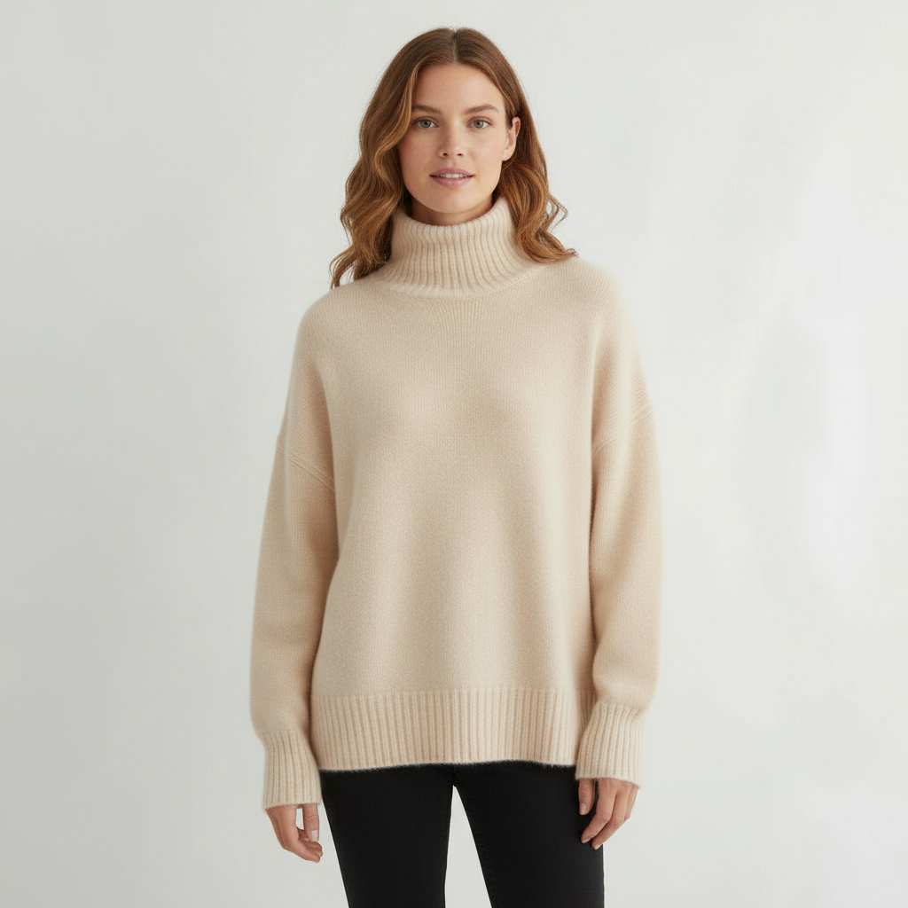 Rollkragenpullover Damen Komfort | R&B