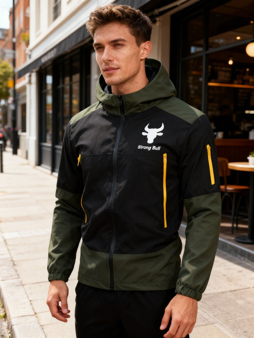 Herren funktionale Outdoor-Jacke R&B