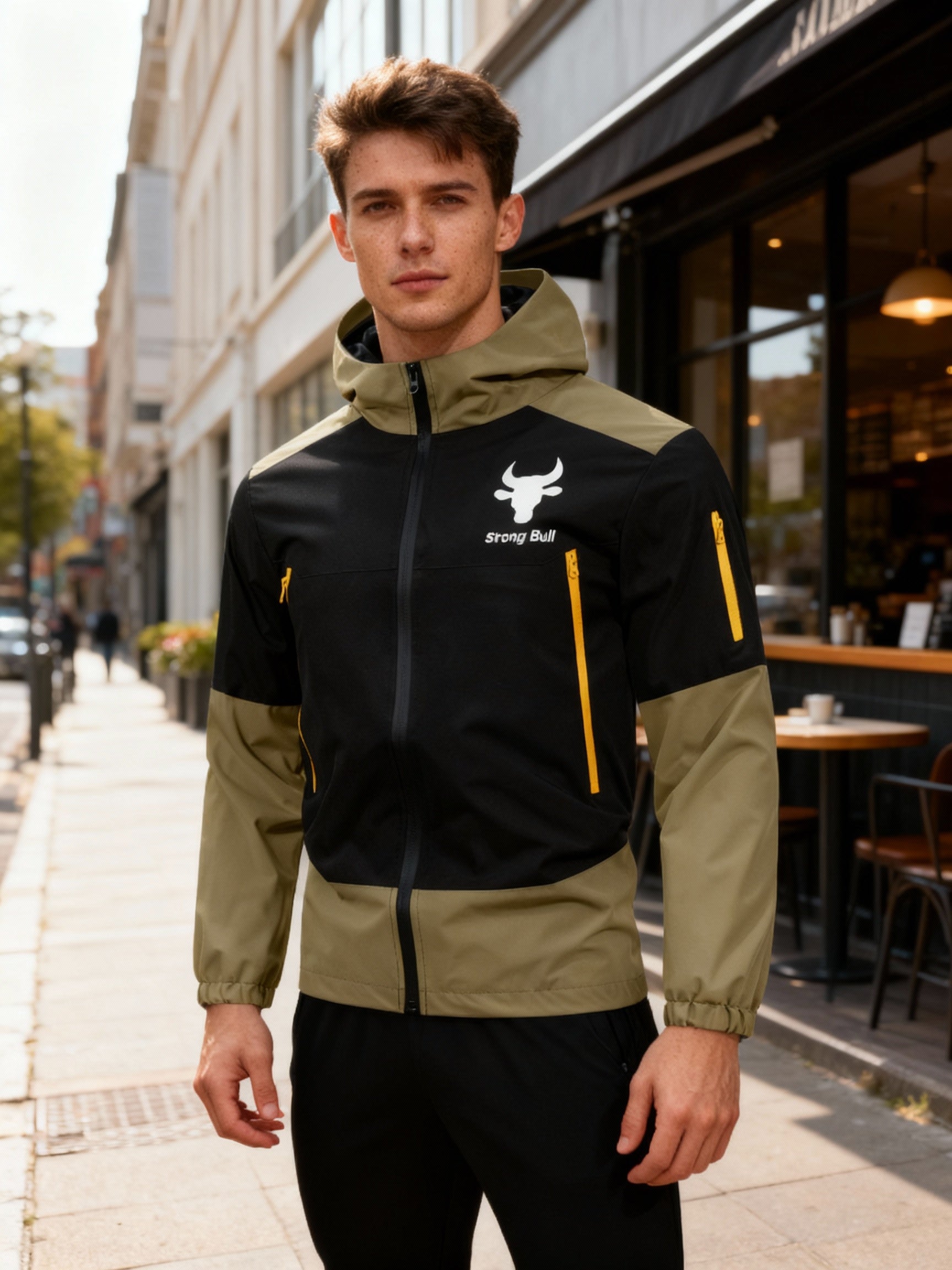 Herren funktionale Outdoor-Jacke R&B