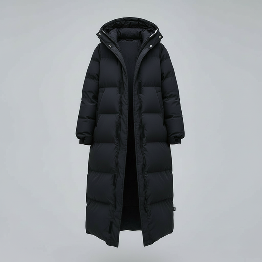 Winddichte Lange Winterjacke Damen | R&B