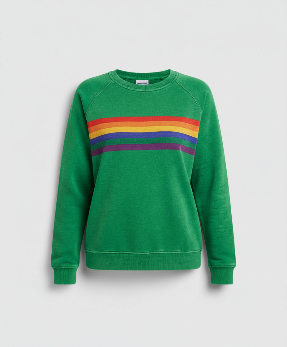Weicher Regenbogen Pullover Damen | R&B