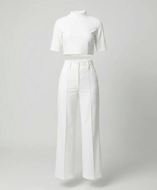 R&B | Eleganz Tailliertes Herbst-Hosenset für Stilvolle Looks