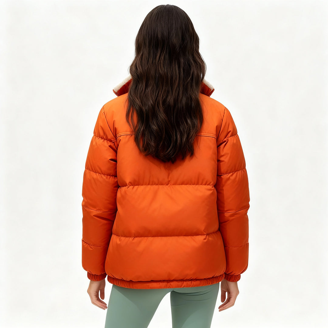 Warme Damen Steppwinterjacke