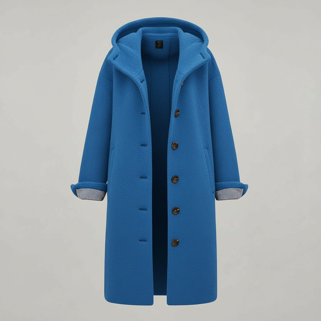 Eleganter Wintermantel Damen Komfort Langer Mantel Fleece | R&B