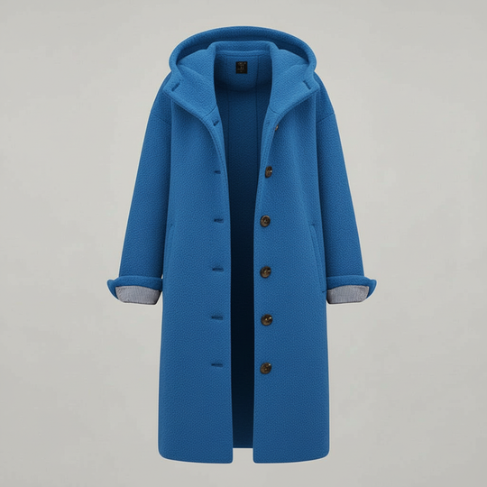 Eleganter Wintermantel Damen Komfort Langer Mantel Fleece | R&B