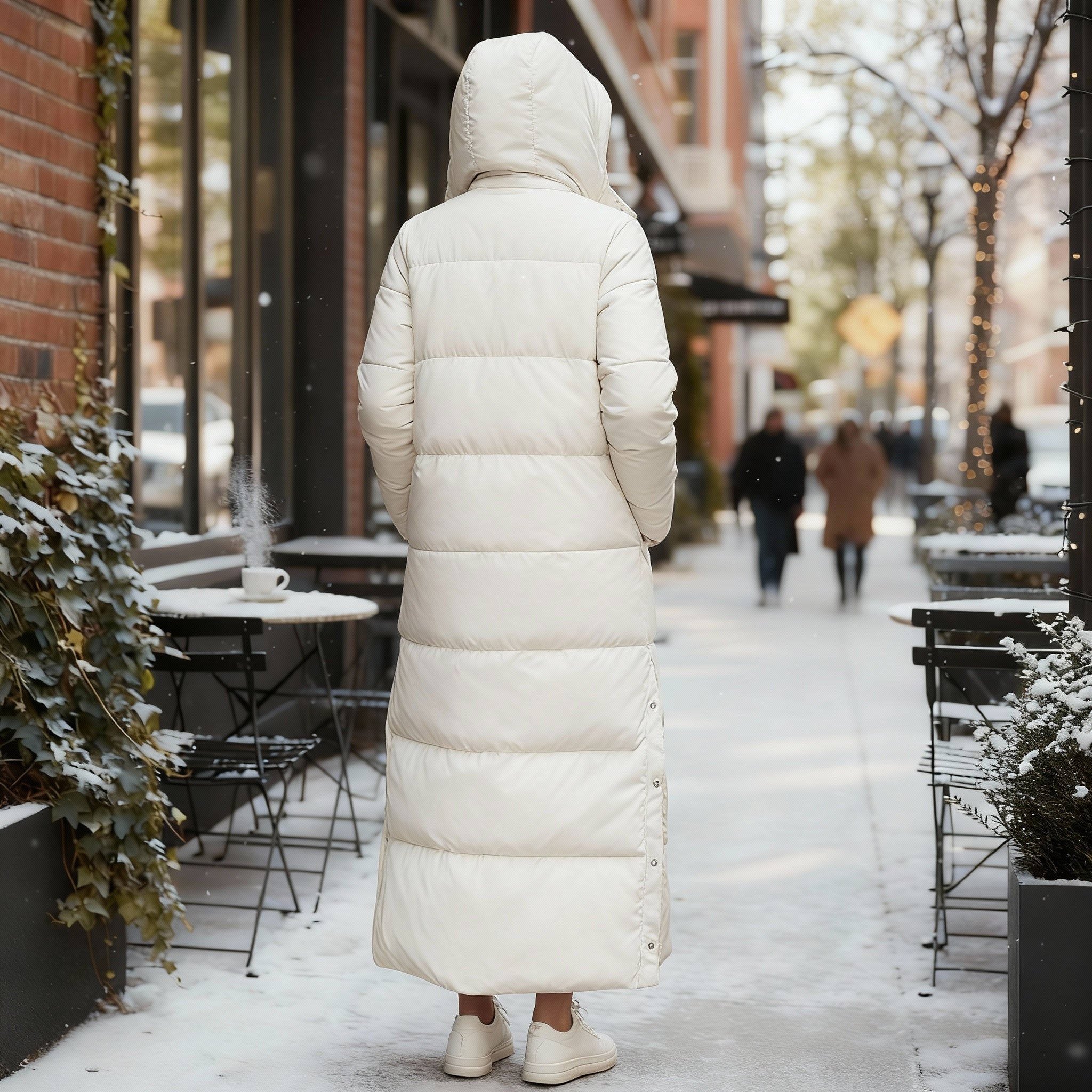 Elegante Winddichte Winterjacke