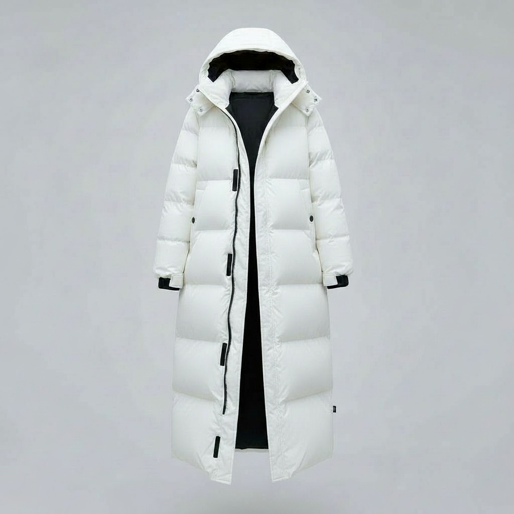 Winddichte Lange Winterjacke Damen | R&B