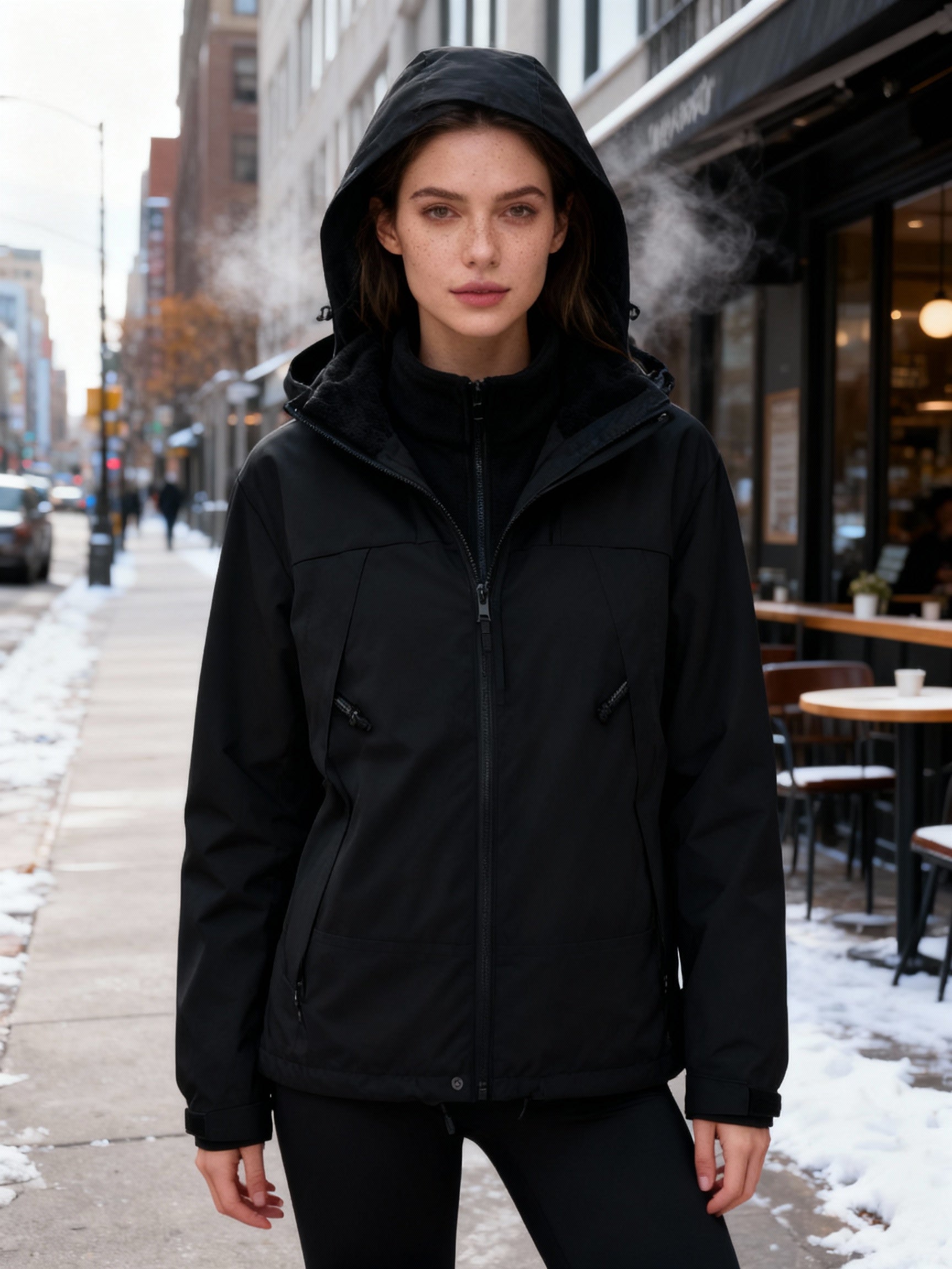 Thermo Komfort Damen Winterjacke