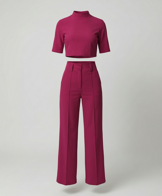 R&B | Eleganz Tailliertes Herbst-Hosenset für Stilvolle Looks
