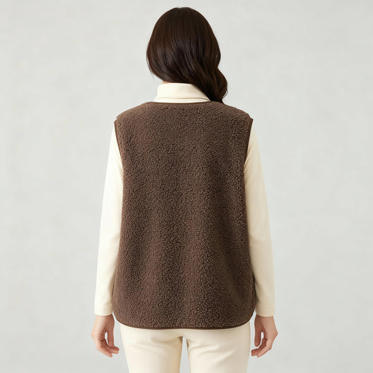 Winter Warme Elegante Fleece Weste Damen | R&B