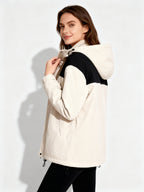 Vielseitige Fleece Kapuzenjacke