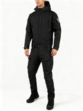 Herren multifunktionale Jacke mit Fleece-Innenfutter und Reißverschluss – R&B