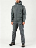 Herren multifunktionale Jacke mit Fleece-Innenfutter und Reißverschluss – R&B
