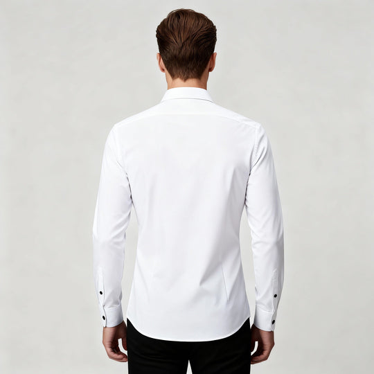 Bügelfreies Stretch Hemd Herren Slim Fit | R&B