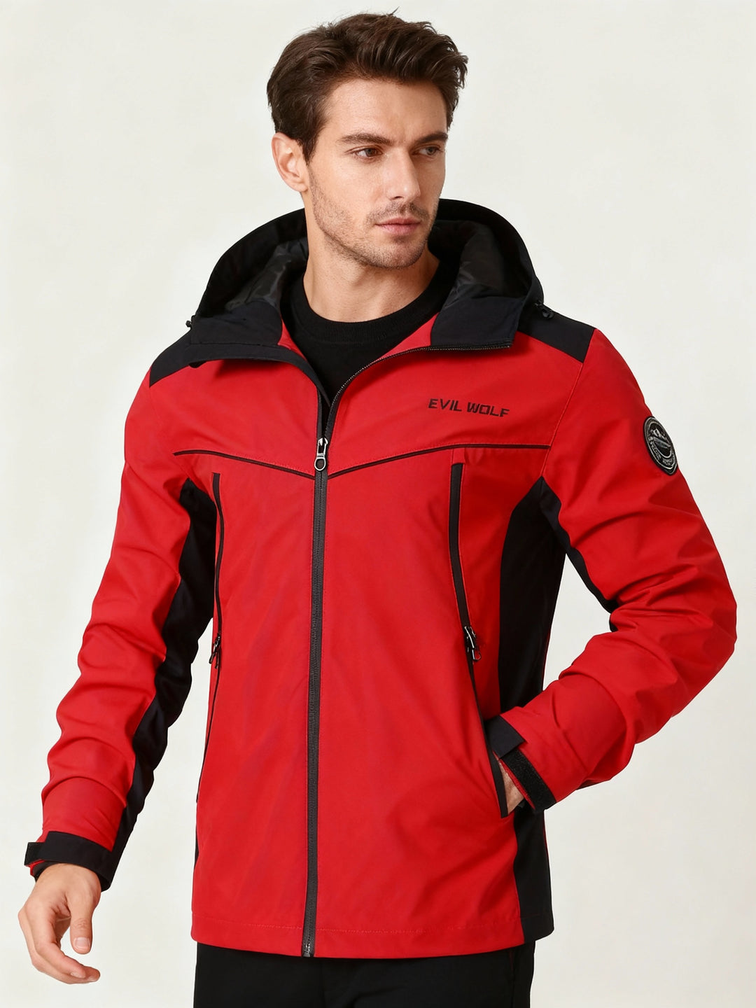 R&B | Outdoor-Jacke mit Reflektierendem Design – Wasserdicht & Sportlich