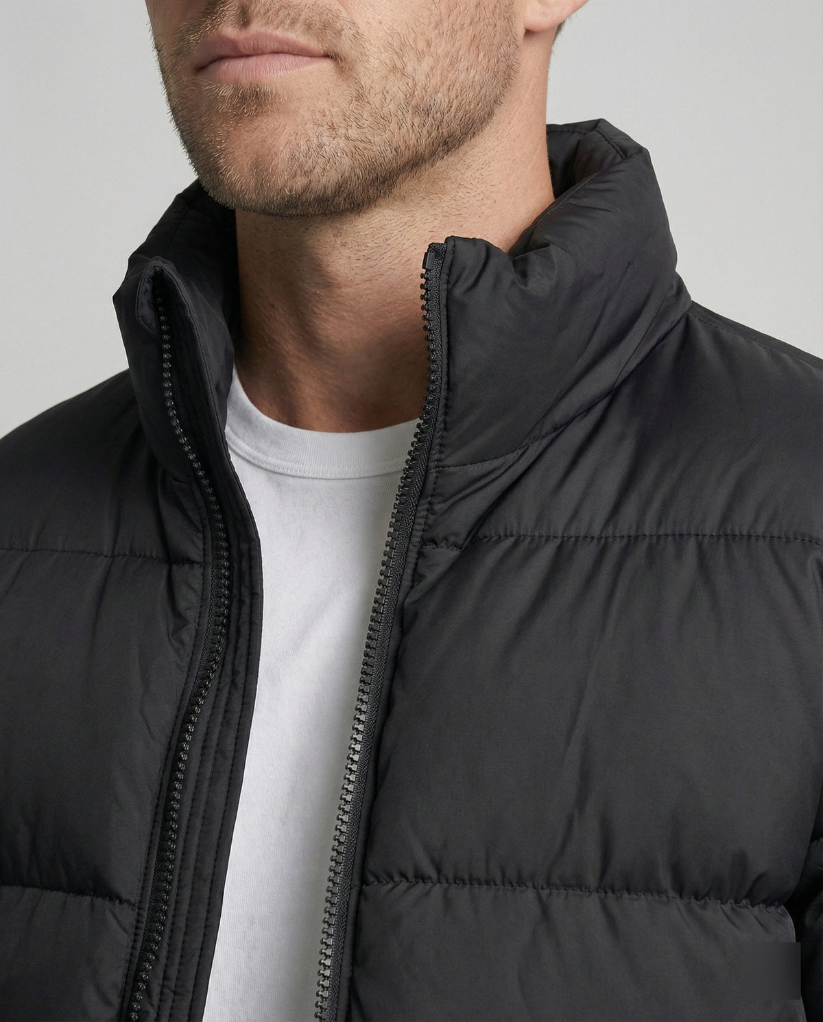 Herren Pufferjacke aus Entenfedern mit Wärme & Kapuze | Redlich & Becker