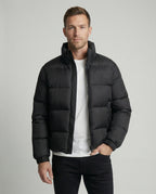 Herren Pufferjacke aus Entenfedern mit Wärme & Kapuze | Redlich & Becker