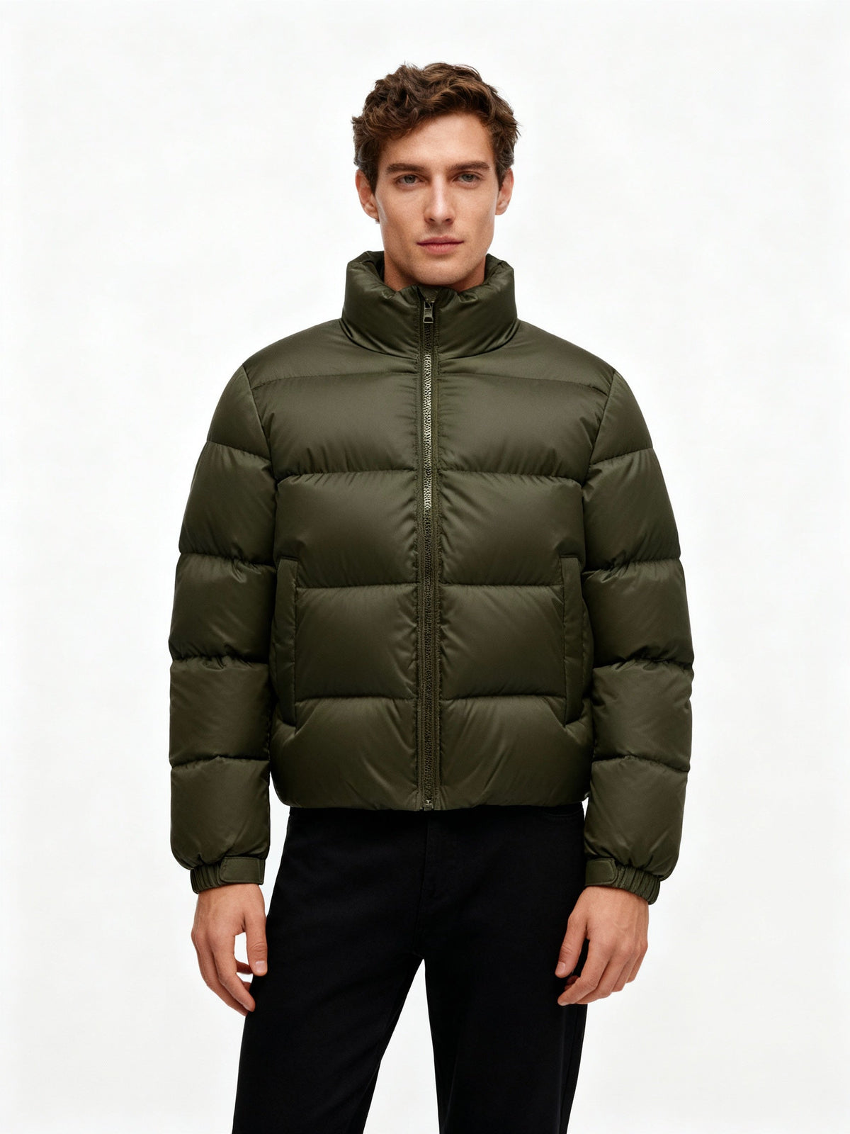 Herren Pufferjacke aus Entenfedern mit Wärme & Kapuze | Redlich & Becker