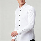 Bügelfreies Stretch Hemd Herren Slim Fit | R&B