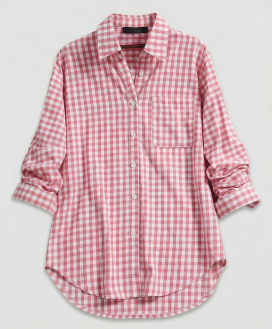 Damen Kariertes Hemd Oversize | R&B