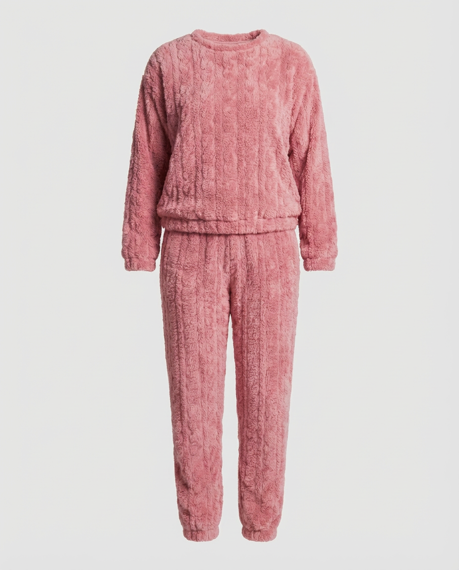 Kuscheliges Damen Fleece-Pyjama-Set | R&B