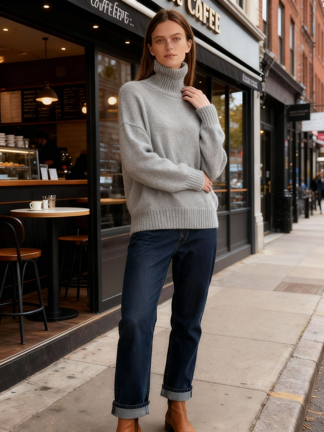 Damen Rollkragenpullover Linea | R&B