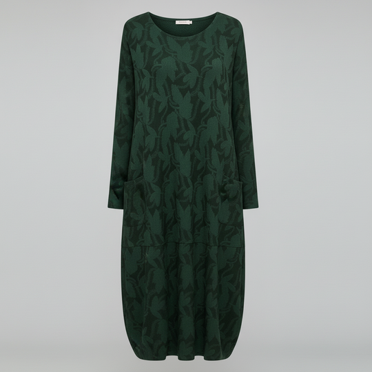 Luxuriöses Winterkleid Druck Elegant Komfort | R&B