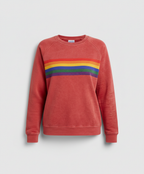 Weicher Regenbogen Pullover Damen | R&B