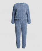 Kuscheliges Damen Fleece-Pyjama-Set | R&B
