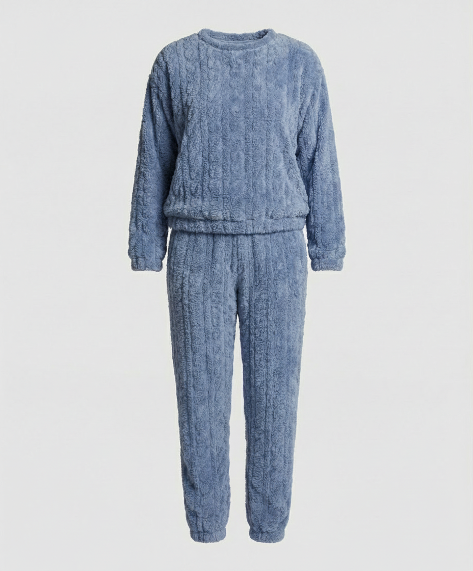 Kuscheliges Damen Fleece-Pyjama-Set | R&B